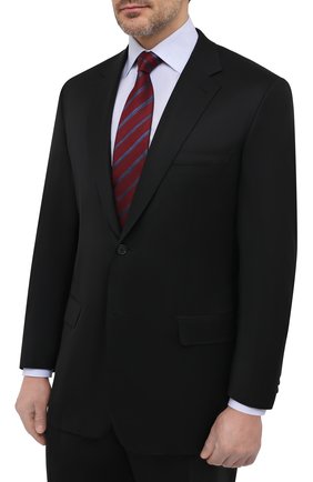 Мужской шерстяной костюм BRIONI черного цвета по цене 446500 руб., арт. RAH018/P4AHT/PARLAMENT0 | Фото 2 Мужской шерстяной костюм BRIONI черного цвета, арт. RAH018/P4AHT/PARLAMENT0 | Фото 2