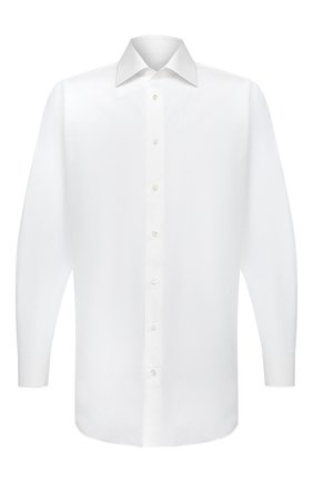 Мужская хлопковая сорочка BRIONI белого цвета по цене 57300 руб., арт. RCA30L/PZ005 | Фото 1 Мужская хлопковая сорочка BRIONI белого цвета, арт. RCA30L/PZ005 | Фото 1 (Воротник: Кент; Длина (для топов): Стандартные; Материал внешний: Хлопок; Рукава: Длинные; Рубашки М: Regular Fit; Стили: Классический; Случай: Формальный; Принт: Однотонные; Манжеты: Под запонки; Региональные ограничения белый список (Axapta Mercury): RU)