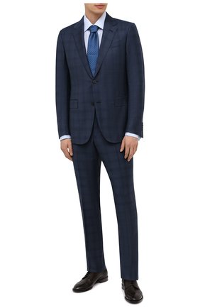 Мужская хлопковая сорочка BRIONI голубого цвета по цене 52200 руб., арт. RCA30L/P008Q | Фото 2 Мужская хлопковая сорочка BRIONI голубого цвета, арт. RCA30L/P008Q | Фото 2