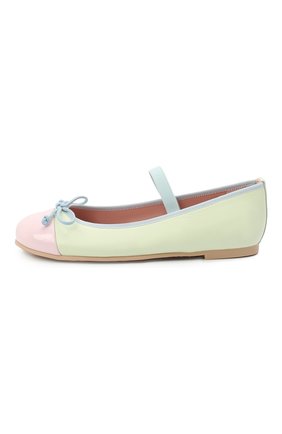 Детские кожаные балетки PRETTY BALLERINAS розового цвета по цене 7995 руб., арт. 48.407-R/SHADE/C0T0N | Фото 2 Детские кожаные балетки PRETTY BALLERINAS розового цвета, арт. 48.407-R/SHADE/C0T0N | Фото 2 (Материал внутренний: Натуральная кожа)
