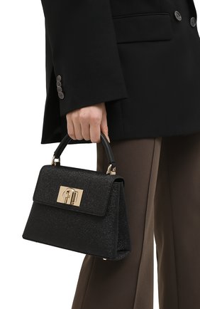Женская сумка furla 1927 FURLA черного цвета по цене 28500 руб., арт. WB00109/A.0055 | Фото 2 Женская сумка furla 1927 FURLA черного цвета, арт. WB00109/A.0055 | Фото 2