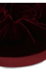 Женская резинка для волос ALEXANDRE DE PARIS бордового цвета, арт. TCH-17499-PM B | Фото 2 (Материал: Текстиль)