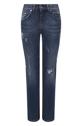 Женские джинсы DOLCE & GABBANA синего цвета по цене 79950 руб., арт. FTBUWD/G8BB2 | Фото 1 Женские джинсы DOLCE & GABBANA синего цвета, арт. FTBUWD/G8BB2 | Фото 1