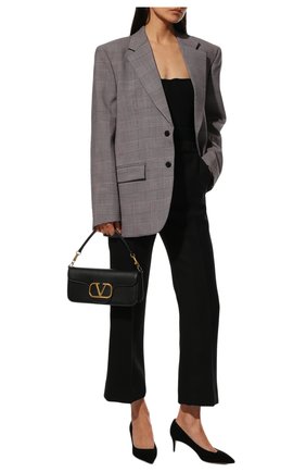 Женские замшевые туфли GIORGIO ARMANI черного цвета по цене 47400 руб., арт. X1E718/XC067 | Фото 2 Женские замшевые туфли GIORGIO ARMANI черного цвета, арт. X1E718/XC067 | Фото 2