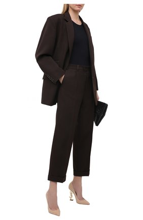 Женские замшевые туфли opyum SAINT LAURENT бежевого цвета по цене 96850 руб., арт. 472011/0LIJJ | Фото 2 Женские замшевые туфли opyum SAINT LAURENT бежевого цвета, арт. 472011/0LIJJ | Фото 2