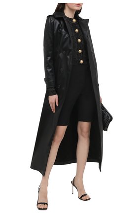 Женские шерстяные шорты BALMAIN черного цвета по цене 69950 руб., арт. VF15068/167L | Фото 2 Женские шерстяные шорты BALMAIN черного цвета, арт. VF15068/167L | Фото 2