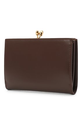 Женские кожаный кошелек JIL SANDER темно-коричневого цвета по цене 54900 руб., арт. JSPS840164-WSS00080N | Фото 2 Женские кожаный кошелек JIL SANDER темно-коричневого цвета, арт. JSPS840164-WSS00080N | Фото 2