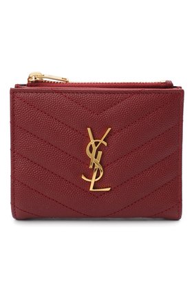 Женские кожаное портмоне SAINT LAURENT красного цвета по цене 33850 руб., арт. 575879/B0W01 | Фото 1 Женские кожаное портмоне SAINT LAURENT красного цвета, арт. 575879/B0W01 | Фото 1