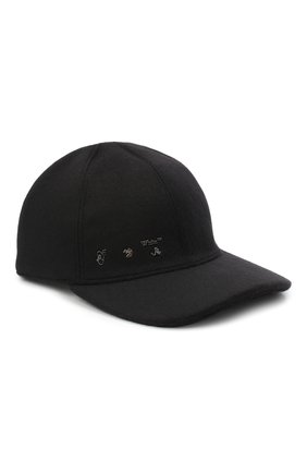 Женская бейсболка OFF-WHITE черного цвета по цене 25550 руб., арт. 0WLB014E20FAB0011000 | Фото 1 Женская бейсболка OFF-WHITE черного цвета, арт. 0WLB014E20FAB0011000 | Фото 1