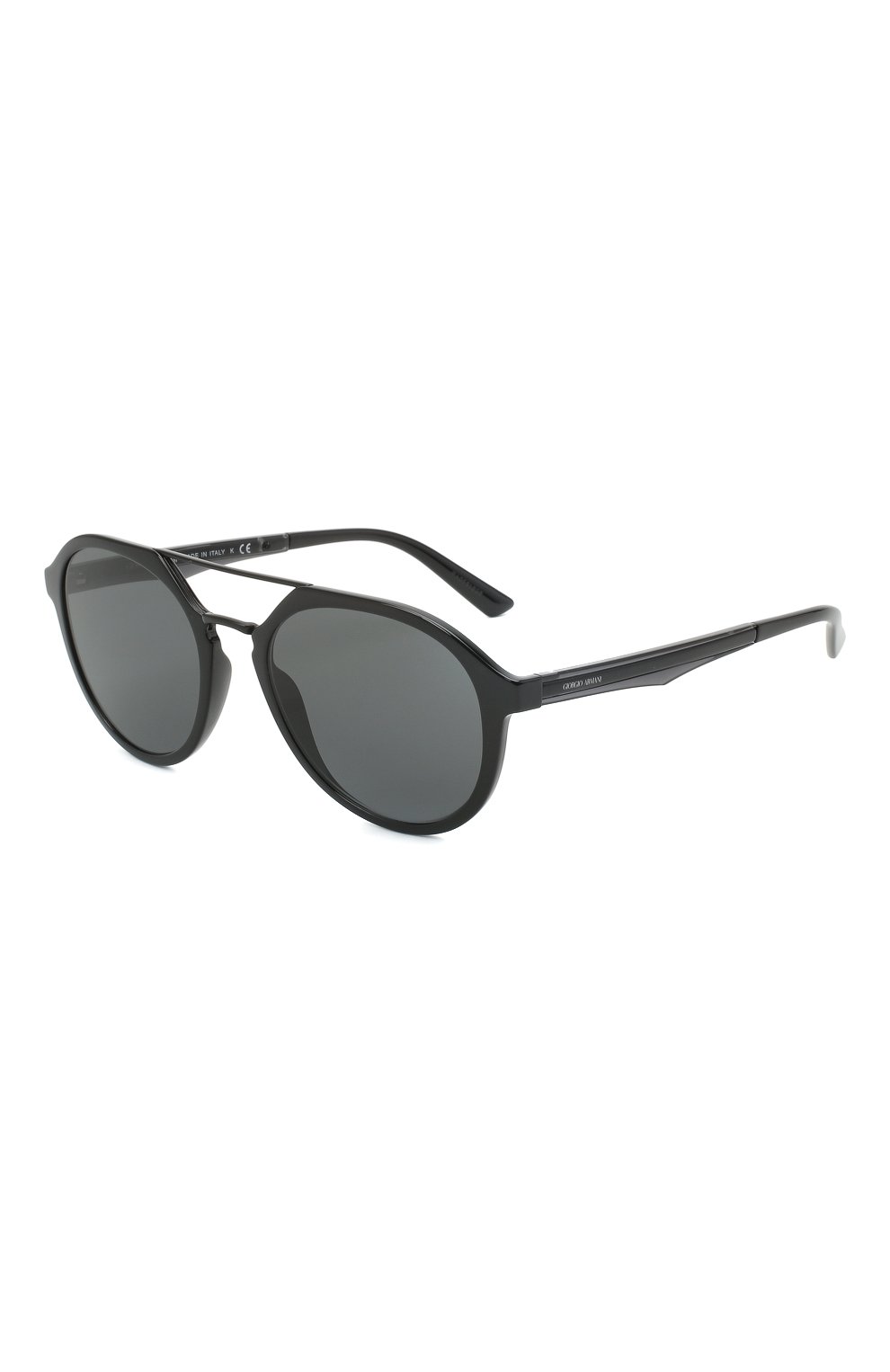Мужские солнцезащитные очки GIORGIO ARMANI черного цвета, арт. AR8131 | Фото 1