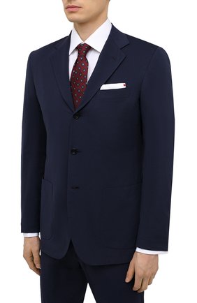 Мужской костюм KITON синего цвета по цене 580500 руб., арт. UA89K06T67 | Фото 2 Мужской костюм KITON синего цвета, арт. UA89K06T67 | Фото 2 (Костюмы М: Однобортный; Материал внешний: Синтетический материал; Материал подклада: Купро; Стили: Классический; Рукава: Длинные; Региональные ограничения белый список (Axapta Mercury): RU)