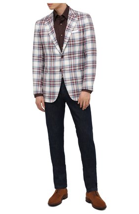 Мужской пиджак KITON разноцветного цвета по цене 592500 руб., арт. UG81K06T01 | Фото 2 Мужской пиджак KITON разноцветного цвета, арт. UG81K06T01 | Фото 2