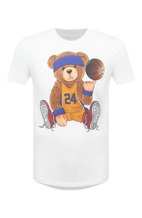 Мужская хлопковая футболка BISIBIGLIO белого цвета по цене 9345 руб., арт. TEDDYLAKERS K0BE BRYANT/RIF (C0TT0NE PESANTE) | Фото 1 Мужская хлопковая футболка BISIBIGLIO белого цвета, арт. TEDDYLAKERS K0BE BRYANT/RIF (C0TT0NE PESANTE) | Фото 1