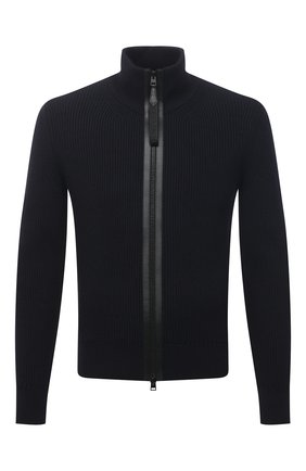 Мужской кардиган из шерсти и кашемира TOM FORD черного цвета по цене 158500 руб., арт. BWG74/TFK157 | Фото 1 Мужской кардиган из шерсти и кашемира TOM FORD черного цвета, арт. BWG74/TFK157 | Фото 1