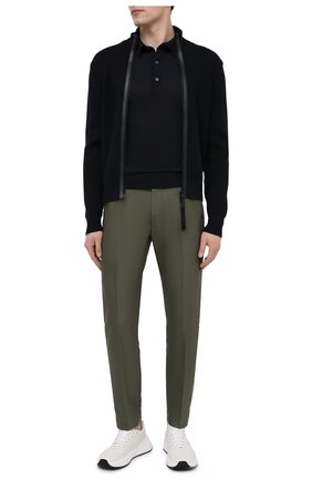 Мужской кардиган из шерсти и кашемира TOM FORD черного цвета по цене 158500 руб., арт. BWG74/TFK157 | Фото 2 Мужской кардиган из шерсти и кашемира TOM FORD черного цвета, арт. BWG74/TFK157 | Фото 2