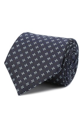 Мужской шелковый галстук ERMENEGILDO ZEGNA темно-синего цвета по цене 23350 руб., арт. Z9D40/100 | Фото 1 Мужской шелковый галстук ERMENEGILDO ZEGNA темно-синего цвета, арт. Z9D40/100 | Фото 1 (Материал: Текстиль, Шелк; Принт: С принтом)