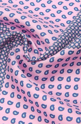 Мужской шелковый платок ERMENEGILDO ZEGNA розового цвета по цене 9465 руб., арт. Z9J02/39A | Фото 2 Мужской шелковый платок ERMENEGILDO ZEGNA розового цвета, арт. Z9J02/39A | Фото 2