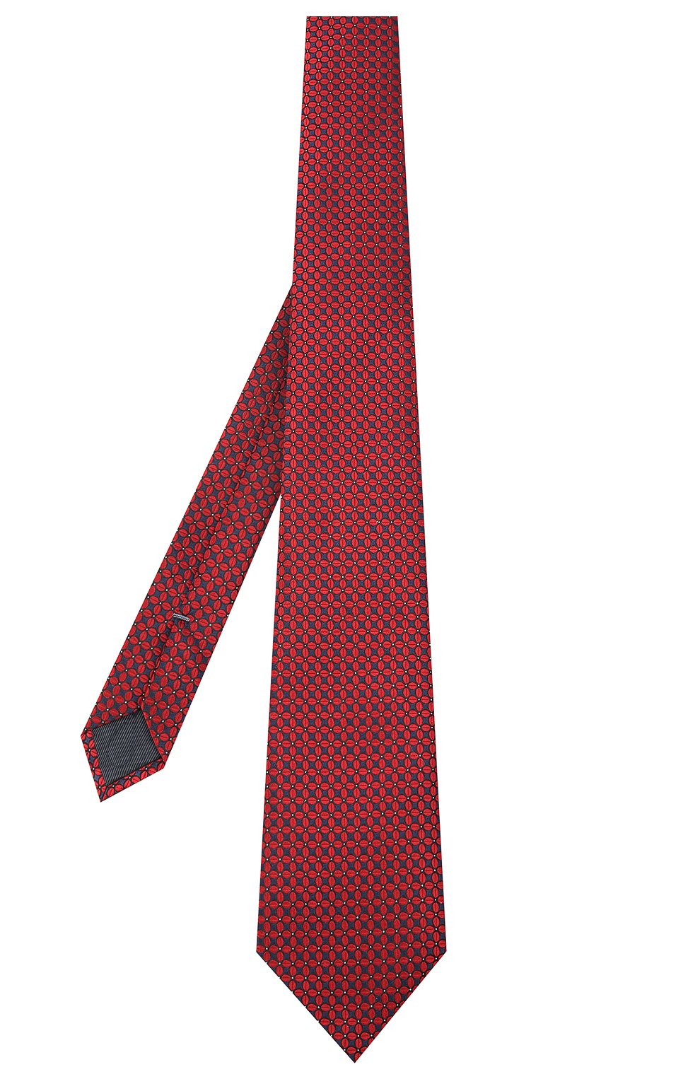 Мужской шелковый галстук ERMENEGILDO ZEGNA красного цвета по цене 16450 руб., арт. Z9W03/1UM | Фото 2 Мужской шелковый галстук ERMENEGILDO ZEGNA красного цвета, арт. Z9W03/1UM | Фото 2