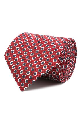 Мужской шелковый галстук ERMENEGILDO ZEGNA красного цвета по цене 16450 руб., арт. Z9W05/1UM | Фото 1 Мужской шелковый галстук ERMENEGILDO ZEGNA красного цвета, арт. Z9W05/1UM | Фото 1