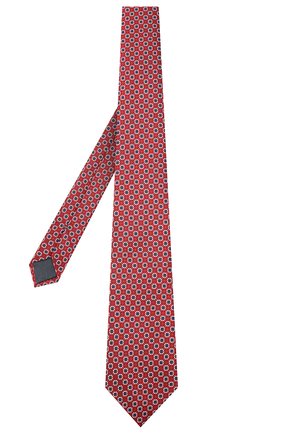 Мужской шелковый галстук ERMENEGILDO ZEGNA красного цвета по цене 16450 руб., арт. Z9W05/1UM | Фото 2 Мужской шелковый галстук ERMENEGILDO ZEGNA красного цвета, арт. Z9W05/1UM | Фото 2