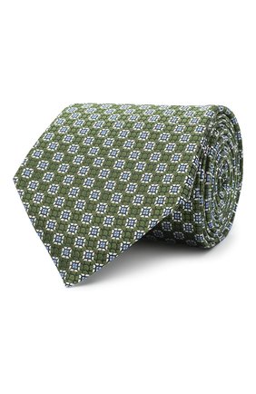 Мужской шелковый галстук ERMENEGILDO ZEGNA зеленого цвета по цене 19650 руб., арт. Z9W05/1UM | Фото 1 Мужской шелковый галстук ERMENEGILDO ZEGNA зеленого цвета, арт. Z9W05/1UM | Фото 1 (Материал: Шелк, Текстиль; Принт: С принтом)