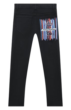 Детские джинсы DOLCE & GABBANA темно-синего цвета по цене 19450 руб., арт. L42F04/LY044/2-6 | Фото 2 Детские джинсы DOLCE & GABBANA темно-синего цвета, арт. L42F04/LY044/2-6 | Фото 2