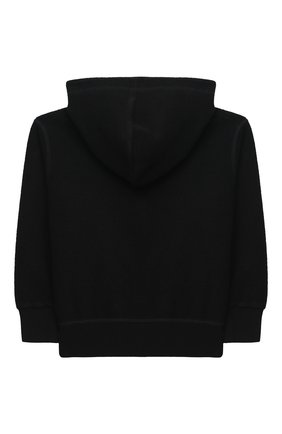 Детский хлопковое худи DSQUARED2 черного цвета по цене 15350 руб., арт. DQ0071-D005U | Фото 2 Детский хлопковое худи DSQUARED2 черного цвета, арт. DQ0071-D005U | Фото 2