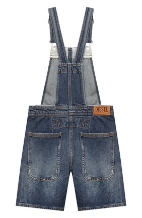 Детский джинсовый комбинезон DIESEL синего цвета по цене 20600 руб., арт. J00054-KXB8B | Фото 2 Детский джинсовый комбинезон DIESEL синего цвета, арт. J00054-KXB8B | Фото 2 (Девочки Кросс-КТ: Комбинезон-одежда; Материал внешний: Хлопок; Рукава: Короткие; Региональные ограничения белый список (Axapta Mercury): RU; Ростовка одежда: 10 - 11 лет | 140 - 146см, 12 лет | 152 см, 13 - 15 лет | 158 см, 16 лет | 164 см, 8 лет | 128 см)