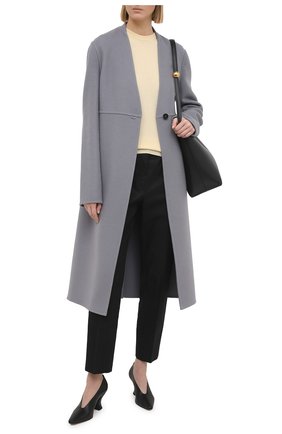 Женское кашемировое пальто JIL SANDER серого цвета по цене 383500 руб., арт. JSPS120084-WS100503 | Фото 2 Женское кашемировое пальто JIL SANDER серого цвета, арт. JSPS120084-WS100503 | Фото 2