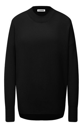 Женский кашемировый пуловер JIL SANDER черного цвета по цене 97150 руб., арт. JSPS754020-WSY10008 | Фото 1 Женский кашемировый пуловер JIL SANDER черного цвета, арт. JSPS754020-WSY10008 | Фото 1