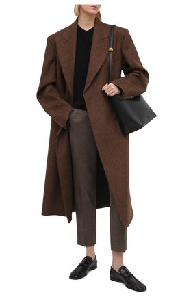 Женский кашемировый топ JIL SANDER черного цвета по цене 63500 руб., арт. JSPS754025-WSY10008 | Фото 2 Женский кашемировый топ JIL SANDER черного цвета, арт. JSPS754025-WSY10008 | Фото 2