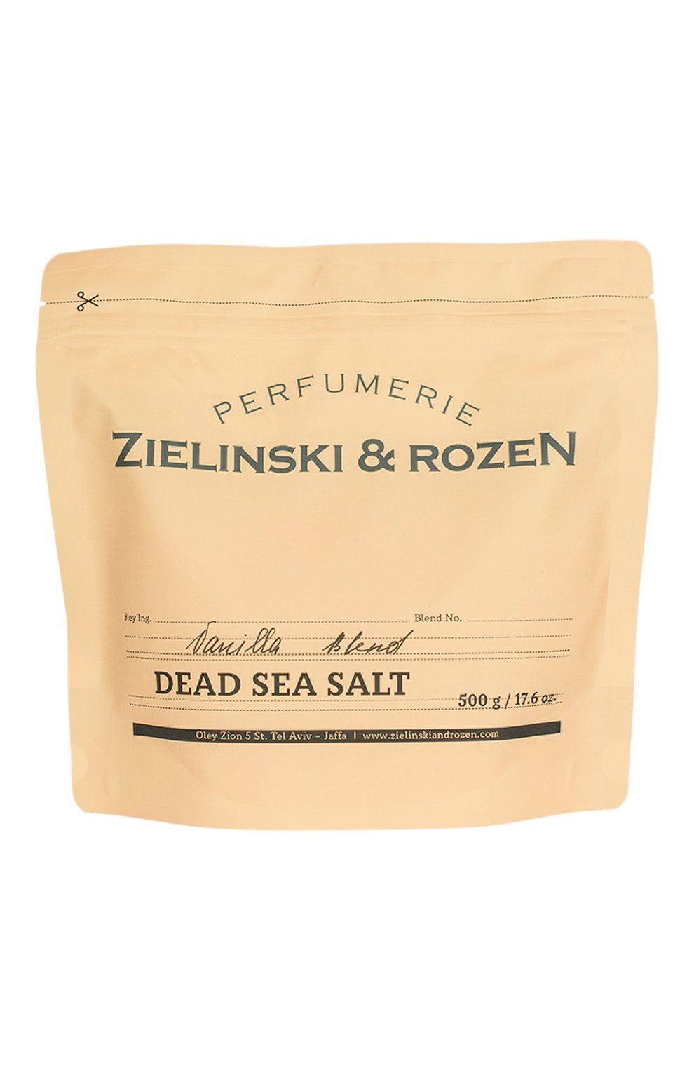 Соль мертвого моря vanilla blend (500g) ZIELINSKI&ROZEN бесцветного цвета, арт. 7290018419557 | Фото 1 (Тип продукта: Соли)