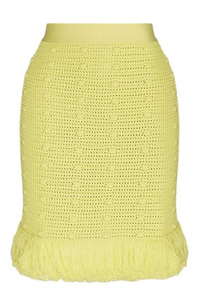 Женская хлопковая юбка BOTTEGA VENETA желтого цвета по цене 96400 руб., арт. 648956/V0DW0 | Фото 1 Женская хлопковая юбка BOTTEGA VENETA желтого цвета, арт. 648956/V0DW0 | Фото 1
