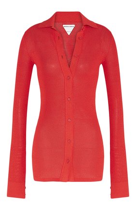 Женский кардиган BOTTEGA VENETA красного цвета по цене 99500 руб., арт. 648977/V0BN0 | Фото 1 Женский кардиган BOTTEGA VENETA красного цвета, арт. 648977/V0BN0 | Фото 1