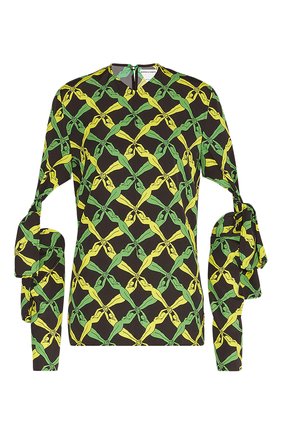Женская блузка BOTTEGA VENETA разноцветного цвета по цене 116500 руб., арт. 651003/V0G60 | Фото 1 Женская блузка BOTTEGA VENETA разноцветного цвета, арт. 651003/V0G60 | Фото 1