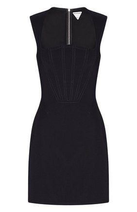 Женское платье BOTTEGA VENETA черного цвета по цене 151500 руб., арт. 651230/VKE10 | Фото 1 Женское платье BOTTEGA VENETA черного цвета, арт. 651230/VKE10 | Фото 1