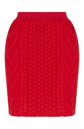 Женская шерстяная юбка BOTTEGA VENETA красного цвета по цене 76250 руб., арт. 651747/V0IL0 | Фото 1 Женская шерстяная юбка BOTTEGA VENETA красного цвета, арт. 651747/V0IL0 | Фото 1