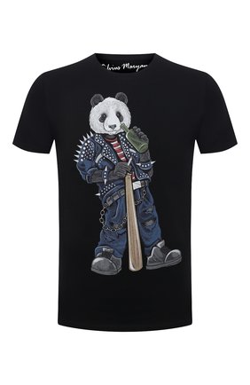 Мужская хлопковая футболка BISIBIGLIO черного цвета по цене 9345 руб., арт. R33 PANDA BAND/RIF (C0TT0NE PESANTE) | Фото 1 Мужская хлопковая футболка BISIBIGLIO черного цвета, арт. R33 PANDA BAND/RIF (C0TT0NE PESANTE) | Фото 1
