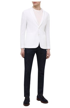 Мужской пиджак GIORGIO ARMANI белого цвета по цене 125000 руб., арт. 9SGGG06L/J0008 | Фото 2 Мужской пиджак GIORGIO ARMANI белого цвета, арт. 9SGGG06L/J0008 | Фото 2 (Стили: Кэжуэл; Случай: Повседневный; Рукава: Длинные; Длина (для топов): Стандартные; Пиджаки М: Приталенный; 1-2-бортные: Однобортные; Материал подклада: Синтетический материал; Материал внешний: Синтетический материал)