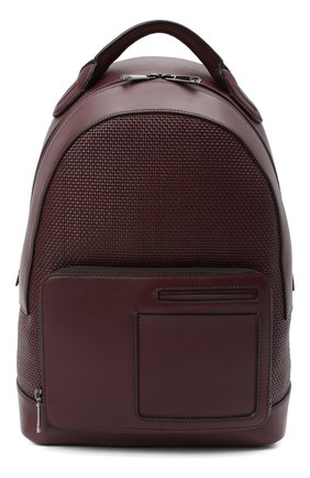 Мужской кожаный рюкзак ERMENEGILDO ZEGNA бордового цвета по цене 199500 руб., арт. C1646P-LHPTT | Фото 1 Мужской кожаный рюкзак ERMENEGILDO ZEGNA бордового цвета, арт. C1646P-LHPTT | Фото 1