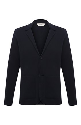 Мужской хлопковый пиджак Z ZEGNA темно-синего цвета по цене 47750 руб., арт. VWC19/ZZ164 | Фото 1 Мужской хлопковый пиджак Z ZEGNA темно-синего цвета, арт. VWC19/ZZ164 | Фото 1 (1-2-бортные: Однобортные; Длина (для топов): Стандартные; Случай: Повседневный; Кросс-КТ: Трикотаж; Пиджаки М: Приталенный; Материал внешний: Хлопок; Стили: Кэжуэл; Рукава: Длинные)