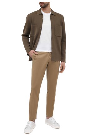 Мужские хлопковые брюки ERMENEGILDO ZEGNA бежевого цвета по цене 43350 руб., арт. UWI17/TN21 | Фото 2 Мужские хлопковые брюки ERMENEGILDO ZEGNA бежевого цвета, арт. UWI17/TN21 | Фото 2