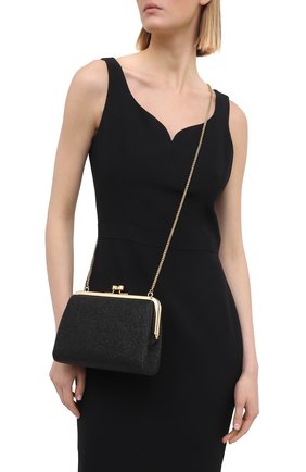 Женский клатч FURLA черного цвета по цене 22000 руб., арт. WB00214/A.0055 | Фото 2 Женский клатч FURLA черного цвета, арт. WB00214/A.0055 | Фото 2