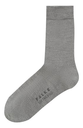 Женские носки softmerino FALKE светло-серого цвета по цене 1830 руб., арт. 47488 | Фото 1 Женские носки softmerino FALKE светло-серого цвета, арт. 47488 | Фото 1 (Материал внешний: Шерсть)