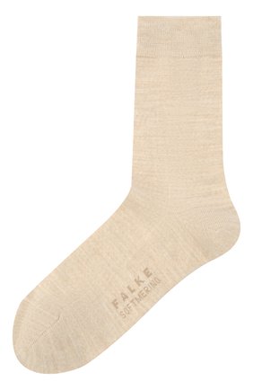 Женские носки softmerino FALKE кремвого цвета по цене 1830 руб., арт. 47488 | Фото 1 Женские носки softmerino FALKE кремвого цвета, арт. 47488 | Фото 1