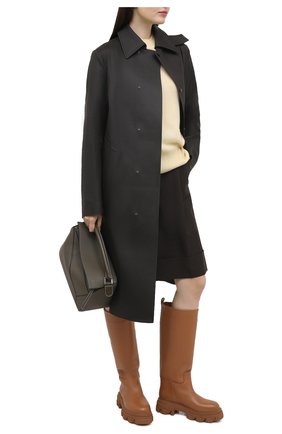 Женские кожаные сапоги GIA COUTURE коричневого цвета по цене 51900 руб., арт. PERNI-07 B 103 | Фото 2 Женские кожаные сапоги GIA COUTURE коричневого цвета, арт. PERNI-07 B 103 | Фото 2