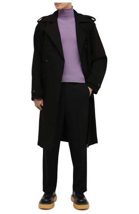 Мужской хлопковый тренч BOTTEGA VENETA черного цвета по цене 198000 руб., арт. 647116/V0010 | Фото 2 Мужской хлопковый тренч BOTTEGA VENETA черного цвета, арт. 647116/V0010 | Фото 2