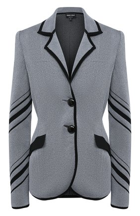 Женский жакет из вискозы GIORGIO ARMANI серого цвета по цене 255000 руб., арт. 3KAG05/AM27Z | Фото 1 Женский жакет из вискозы GIORGIO ARMANI серого цвета, арт. 3KAG05/AM27Z | Фото 1
