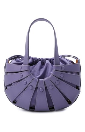 Женская сумка shell small BOTTEGA VENETA сиреневого цвета по цене 188000 руб., арт. 651819/VMAUH | Фото 1