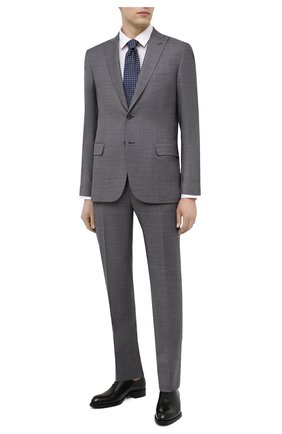 Мужской шерстяной костюм BRIONI серого цвета по цене 425500 руб., арт. RA0X0L/P0A25/BRACCIAN0 | Фото 1 Мужской шерстяной костюм BRIONI серого цвета, арт. RA0X0L/P0A25/BRACCIAN0 | Фото 1